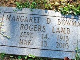 Margaret D. Bowman Margaret D. Bowman