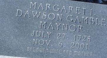 Margaret I. Dawson Gamble Maynor