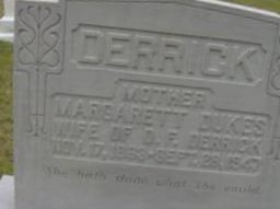 Margaret Dukes Derrick Margaret Dukes Derrick