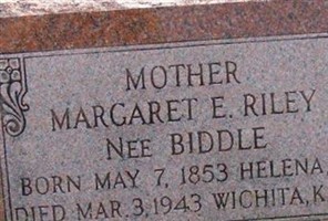 Margaret E Biddle Riley
