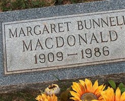 Margaret E. Bunnell MacDonald Margaret E. Bunnell MacDonald