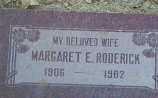 Margaret E. Roderick Margaret E. Roderick
