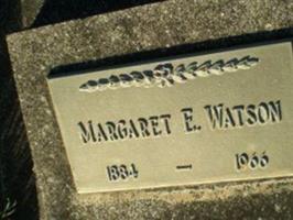 Margaret E Watson