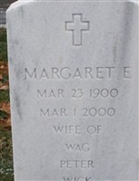 Margaret E Wick Margaret E Wick