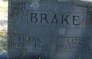 Margaret Elizabeth "Lizzie" Brake Brake