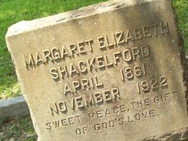 Margaret Elizabeth Shackelford Margaret Elizabeth Shackelford