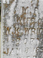 Margaret F McLemore Wright