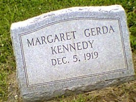 MARGARET GERDA KENNEDY MARGARET GERDA KENNEDY