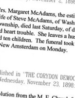 Margaret "Maggie" Mowrer McAdams