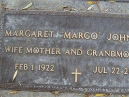 Margaret Margo Johnson
