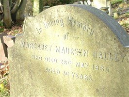 Margaret Maureen Sparke Halley Margaret Maureen Sparke Halley