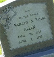 Margaret N. Kaylor Allen Margaret N. Kaylor Allen