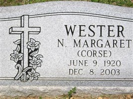 Margaret N. Wester Corse Margaret N. Wester Corse