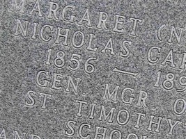 Margaret "Nicky" Nicholas Carter Margaret "Nicky" Nicholas Carter