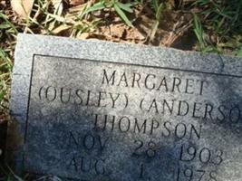 Margaret Ousley Anderson Thompson