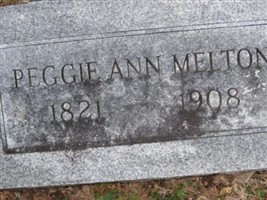 Margaret Ann "Peggie Ann" Bilyeu Melton Margaret Ann "Peggie Ann" Bilyeu Melton