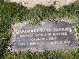 Margaret Rita "Grandma Boo" Parrish Margaret Rita "Grandma Boo" Parrish