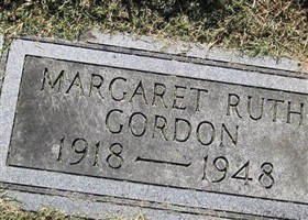 Margaret Ruth Gordon Margaret Ruth Gordon