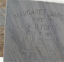 Margaret Simpson Fore
