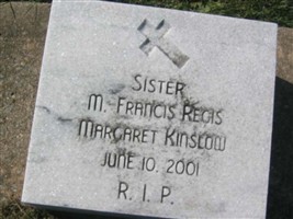 Margaret Sister M. Francis Regis Kinslow Margaret Sister M. Francis Regis Kinslow