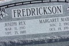 Margaret Thelma Mahoney Fredrickson Margaret Thelma Mahoney Fredrickson