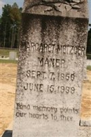 Margaret Victoria Metzger Maner Margaret Victoria Metzger Maner