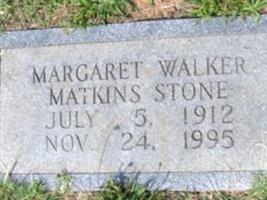 Margaret Walker Matkins Stone