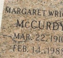 Margaret Wright McCurdy