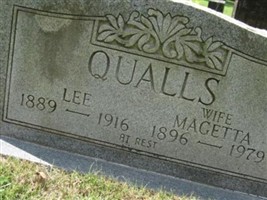 Margaretta "Margetta" Arnold Qualls Margaretta "Margetta" Arnold Qualls