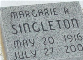 Margarie Singleton Margarie Singleton