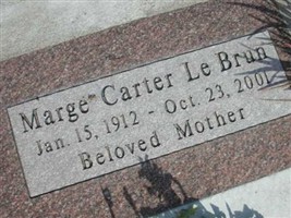 Marge Carter Le Brun Marge Carter Le Brun