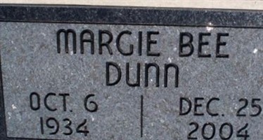 Margie Bee Sanders Dunn