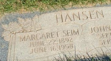 Margrete Olsen Hansen Margrete Olsen Hansen