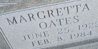 Margretta U Oates Margretta U Oates