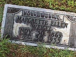 Margrette Ellen Weigel Margrette Ellen Weigel