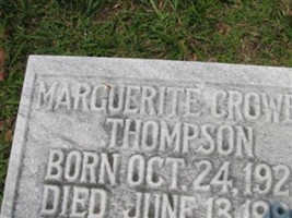 Marguerite Crowell Thompson Marguerite Crowell Thompson