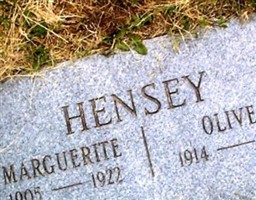 Marguerite Hensey Marguerite Hensey