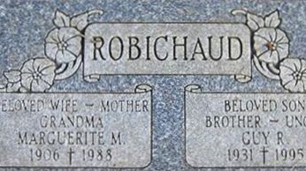 Marguerite M. Paradis Robichaud Marguerite M. Paradis Robichaud