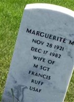 Marguerite M Ruff