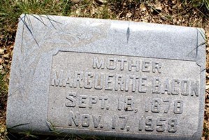 Marguerite Seidemann Bacon Marguerite Seidemann Bacon