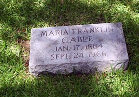 Maria Franklin Gable
