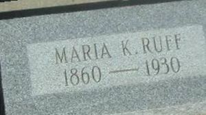Maria K Ruff