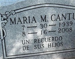 Maria M Cantu Maria M Cantu