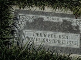 Maria "Mary" Nilson Anderson