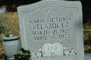Maria Victoria Velazquez Maria Victoria Velazquez