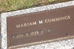 Mariam M. Cummings Mariam M. Cummings
