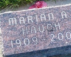 Marian A. Haugh Marian A. Haugh