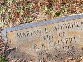 Marian E Moorhead Calvert Marian E Moorhead Calvert