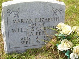 Marian Elizabeth Halbert Marian Elizabeth Halbert