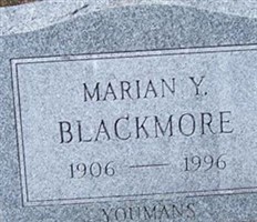 Marian Y Youmans Blackmore